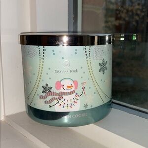 Goose Creek Snowman Cookie 3 wick candle